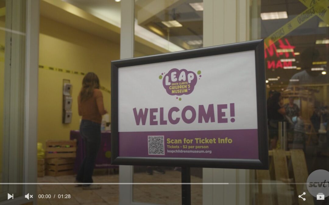 LEAP Children’s Museum will extend its pop up event Aug. 2, 3 and 4 at Valencia Town Center across from H&M.